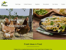 Tablet Screenshot of fridays.co.uk